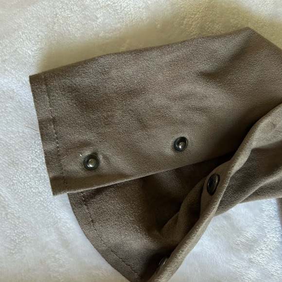 Kut from the Kloth brown faux suede jacket with pockets size S - Picture 5 of 10